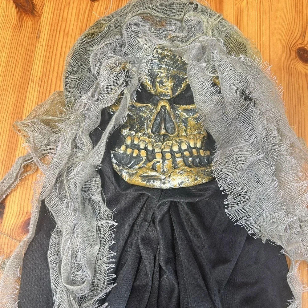 3D Zombie Halloween Costume Boys Size 8 10 and mask